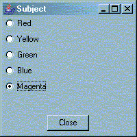 Subject Window